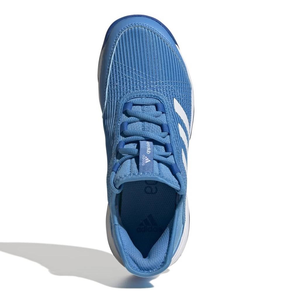 adidas adizero Club Junior Tennis Shoe (Pulse Blue/Cloud White) - RacquetGuys.ca