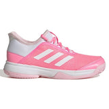 adidas adizero Club Junior Tennis Shoe (Pink/White)