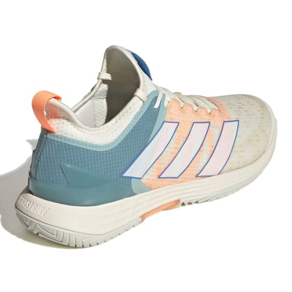 adidas Adizero Ubersonic 4 Parley Men's Tennis Shoes (White/Beam Orange) - RacquetGuys.ca