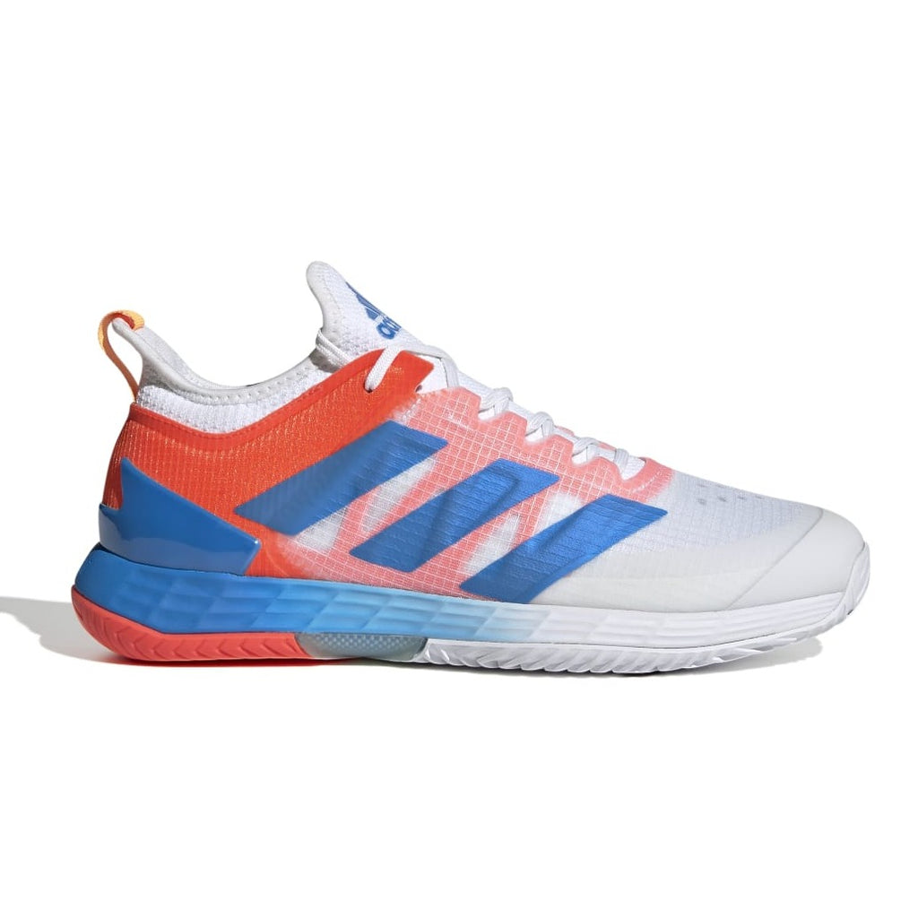 adidas Adizero Ubersonic 4 Men's Tennis Shoe (White/Blue/Red