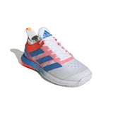 adidas Adizero Ubersonic 4 Mens' Tennis Shoe (White/Blue/Red) - RacquetGuys.ca