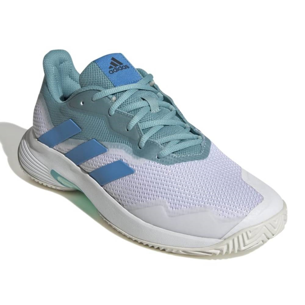 adidas Court Jam Control Men's Tennis Shoe (Min Ton/Pulse Blue/White) - RacquetGuys.ca