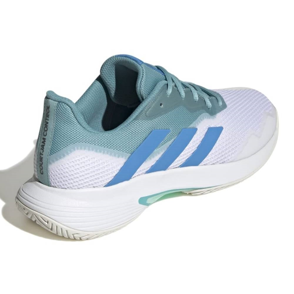 adidas Court Jam Control Men's Tennis Shoe (Min Ton/Pulse Blue/White) - RacquetGuys.ca