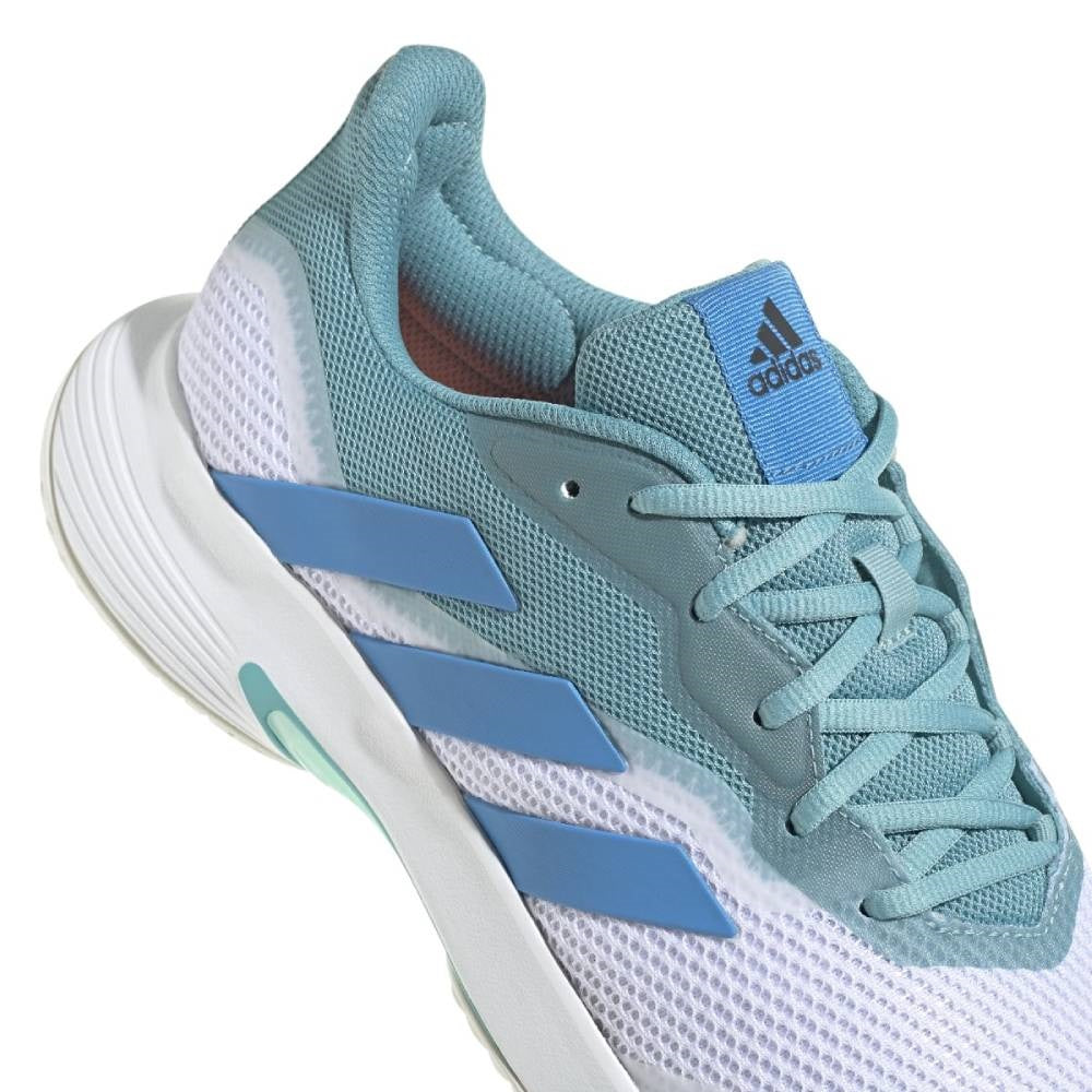 adidas Court Jam Control Men's Tennis Shoe (Min Ton/Pulse Blue/White) - RacquetGuys.ca