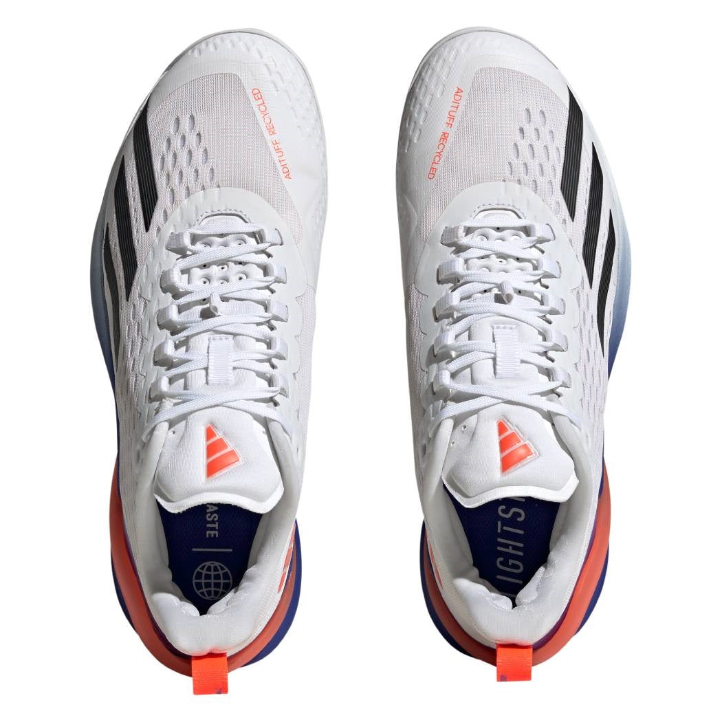adidas adizero Cybersonic Men's Tennis Shoe (White/Black) - RacquetGuys.ca