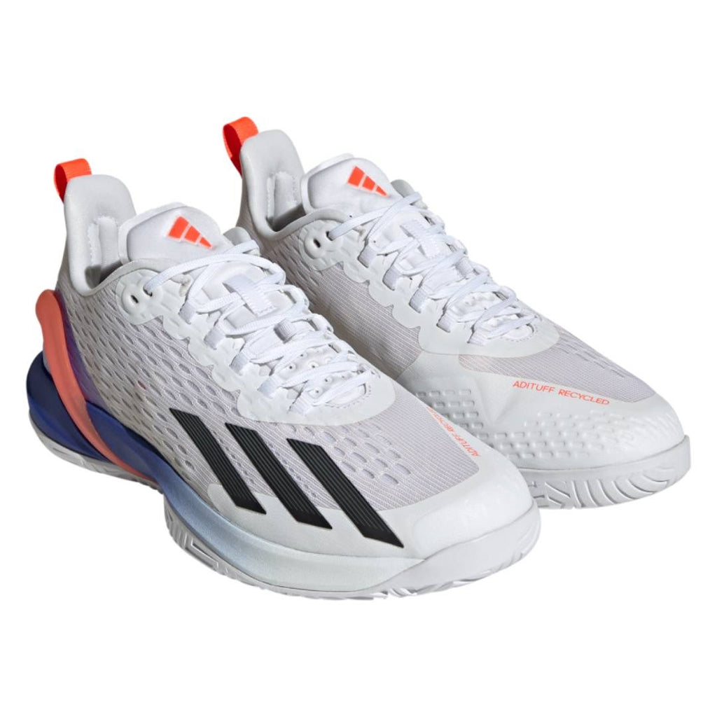 adidas adizero Cybersonic Men's Tennis Shoe (White/Black)