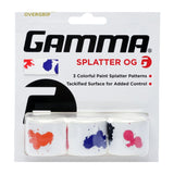 Gamma Splatter Overgrip 3 Pack - RacquetGuys.ca