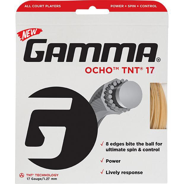 Gamma Ocho TNT2 17 Tennis String (Natural) - RacquetGuys.ca