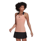 adidas Women's Tennis Primeblue Aeroknit Y-Tank Top (Ambient Blush) - RacquetGuys.ca