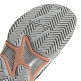 adidas Barricade Women's Tennis Shoe (Grey/Black/Blush) - RacquetGuys.ca