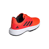 adidas CourtJam XJ Junior Tennis Shoe (Solar Red/Black/White) - RacquetGuys.ca