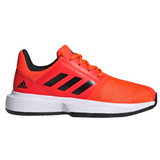 adidas CourtJam XJ Junior Tennis Shoe (Solar Red/Black/White) - RacquetGuys.ca
