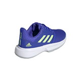 adidas CourtJam XJ Junior Tennis Shoe (Blue/Neon Green) - RacquetGuys.ca