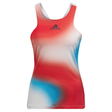 adidas Women's Mel Y-Tank Top (White/Red/Blue) ha7614 - RacquetGuys.ca