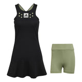 adidas Women's Paris Heat.Rdy Tennis Y-Tank Dress (Black) - RacquetGuys.ca