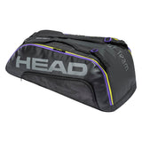 Head Tour Team Supercombi 9 Pack Racquet Bag (Black/Purple) - RacquetGuys.ca