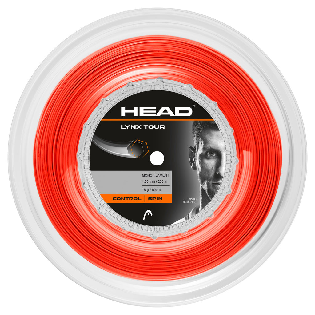 Head Lynx Tour 16 Tennis String Reel (Orange) - RacquetGuys.ca