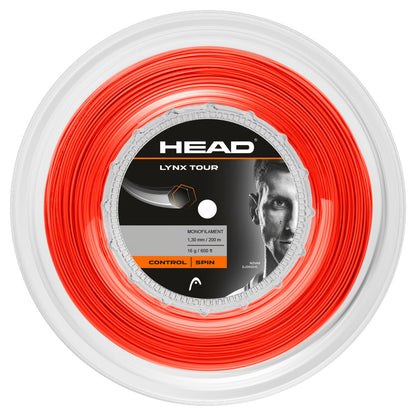 Head Lynx Tour 16 Tennis String Reel (Orange) - RacquetGuys.ca