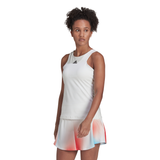 adidas Women's Tennis Y-Tank Top (White) - RacquetGuys.ca