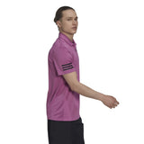 adidas Men's Club 3 Stripes Polo (Semi Pulse Lilac) - RacquetGuys.ca