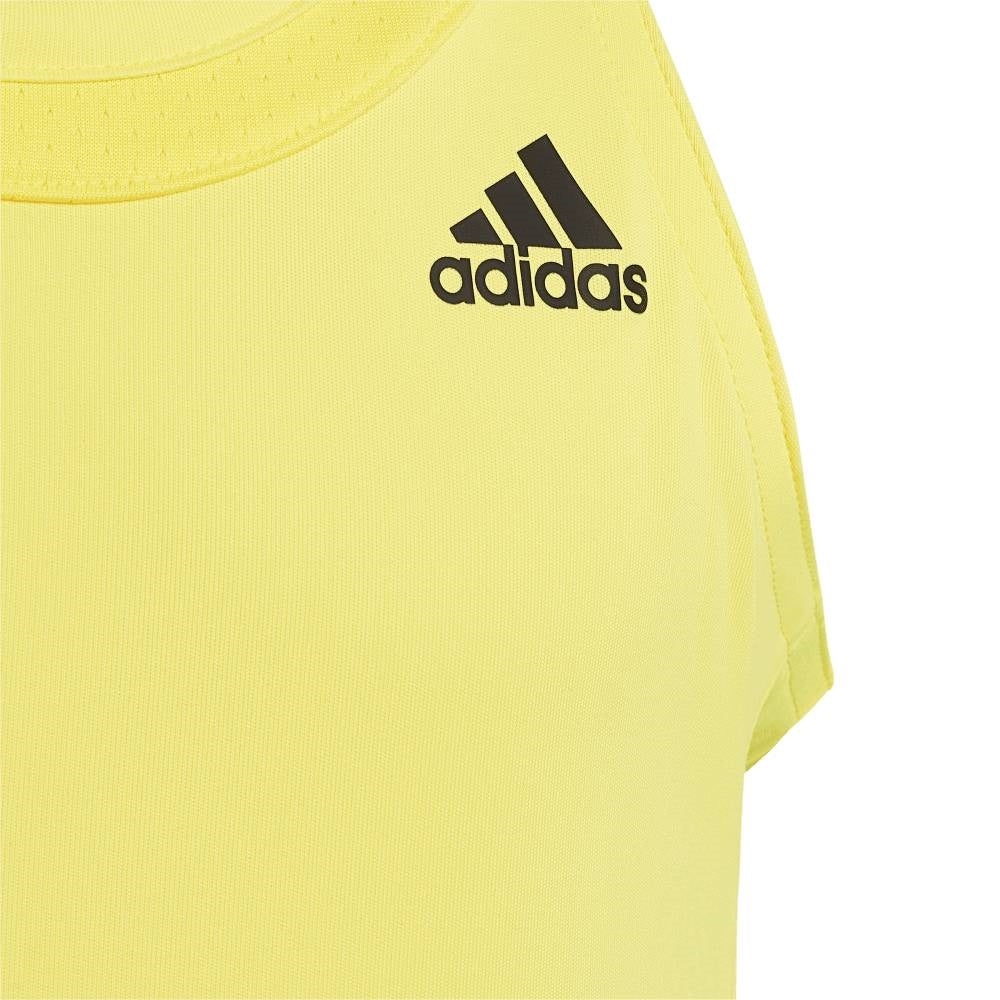 adidas Girl's Club Tank Top (Beam Yellow) - RacquetGuys.ca