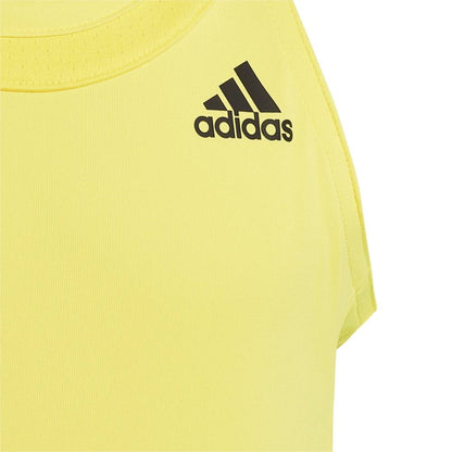 adidas Girl's Club Tank Top (Beam Yellow) - RacquetGuys.ca