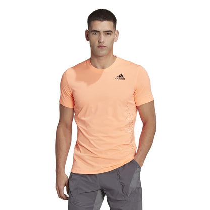 adidas Men's New York Freelift Tee (Beam Orange) - RacquetGuys.ca