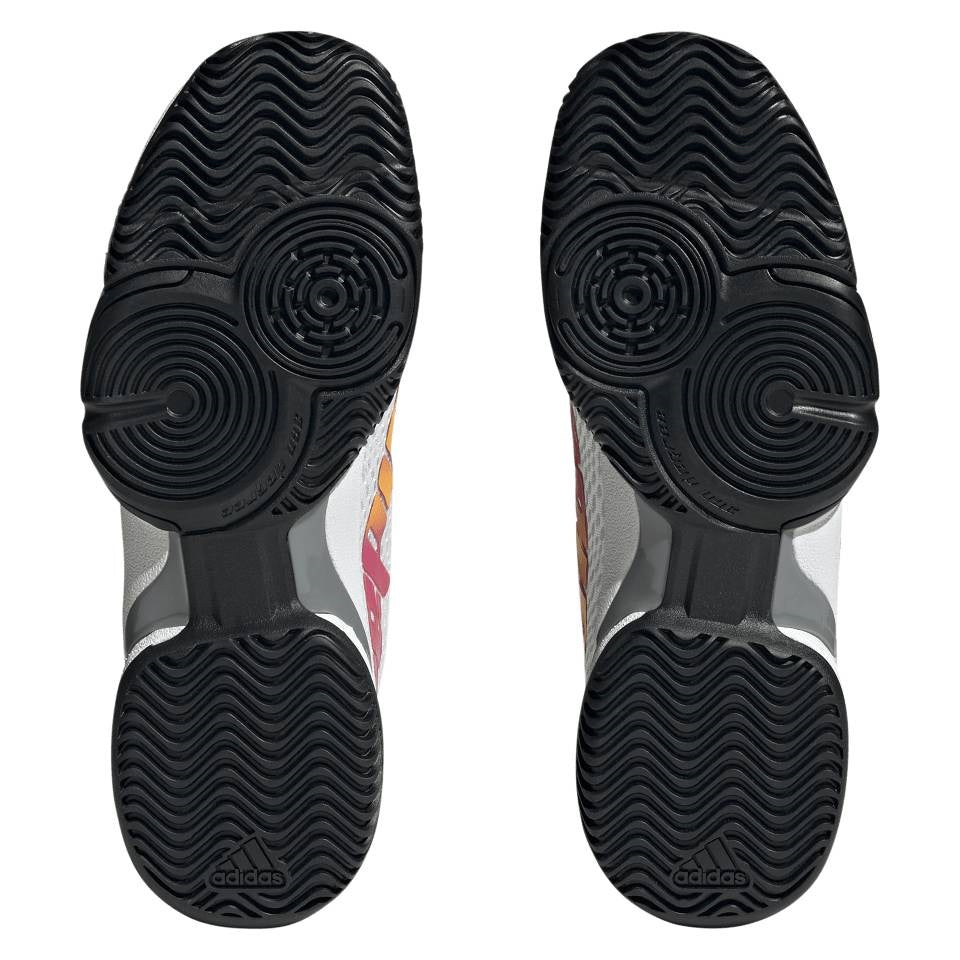 adidas Barricade Junior Tennis Shoe (White) - RacquetGuys.ca