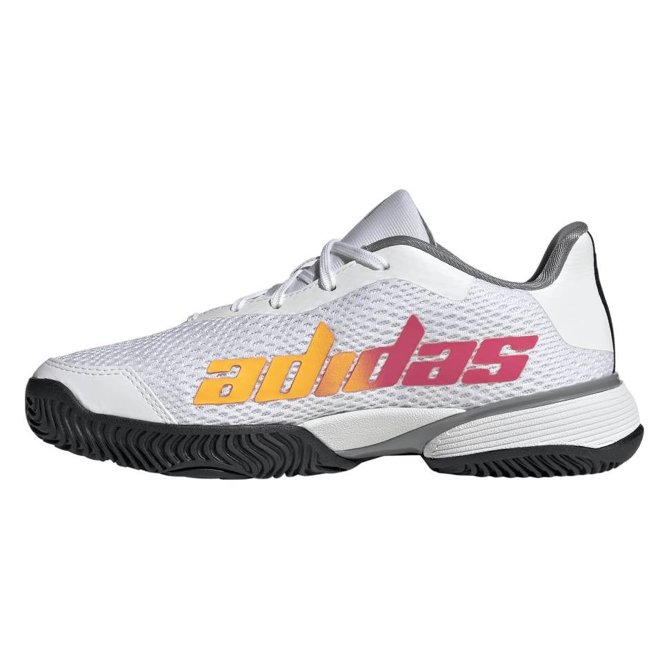 adidas Barricade Junior Tennis Shoe (White) - RacquetGuys.ca