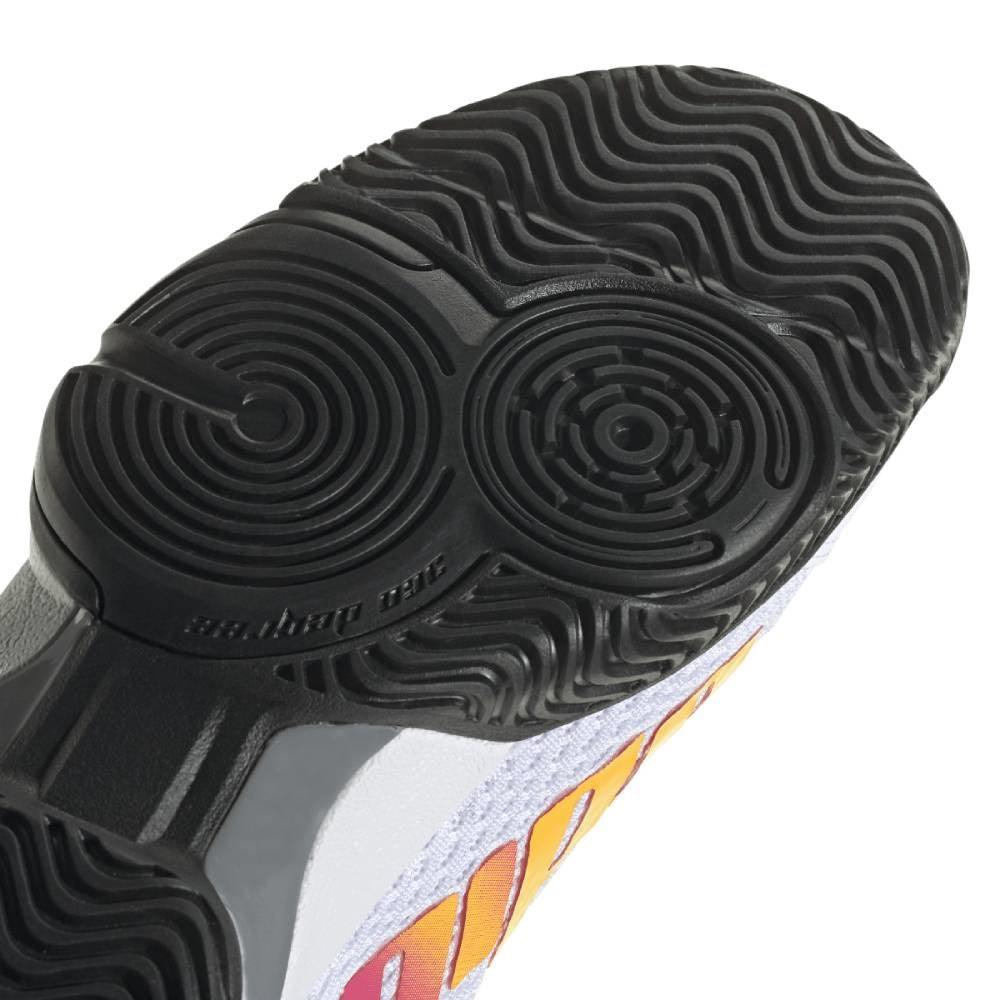 adidas Barricade Junior Tennis Shoe (White) - RacquetGuys.ca