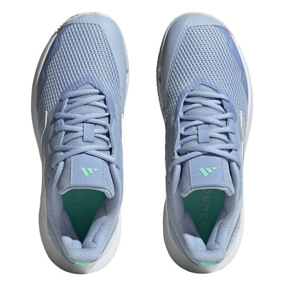 adidas CourtJam Control Women's Tennis Shoe (Blue/White) - RacquetGuys.ca