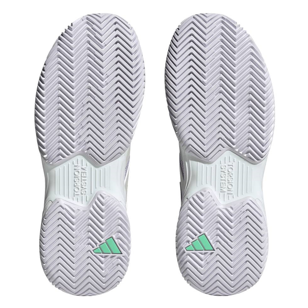 adidas CourtJam Control Women's Tennis Shoe (Blue/White) - RacquetGuys.ca