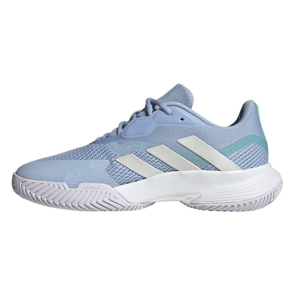 adidas CourtJam Control Women's Tennis Shoe (Blue/White