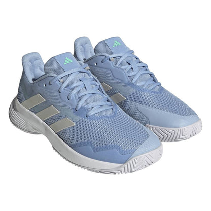 adidas CourtJam Control Women's Tennis Shoe (Blue/White) - RacquetGuys.ca