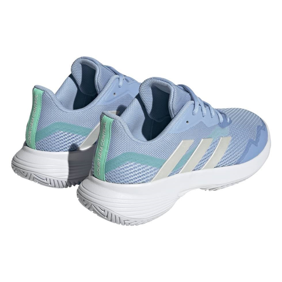 ウェア RYUTSU KEIZAI Univ. adidas adidas CourtJam Control Women's Tennis Shoe (Blue/White