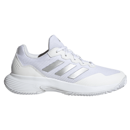 adidas GameCourt 2 Women's Tennis Shoe (White) - RacquetGuys.ca