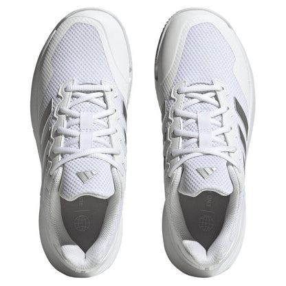 adidas GameCourt 2 Women's Tennis Shoe (White) - RacquetGuys.ca