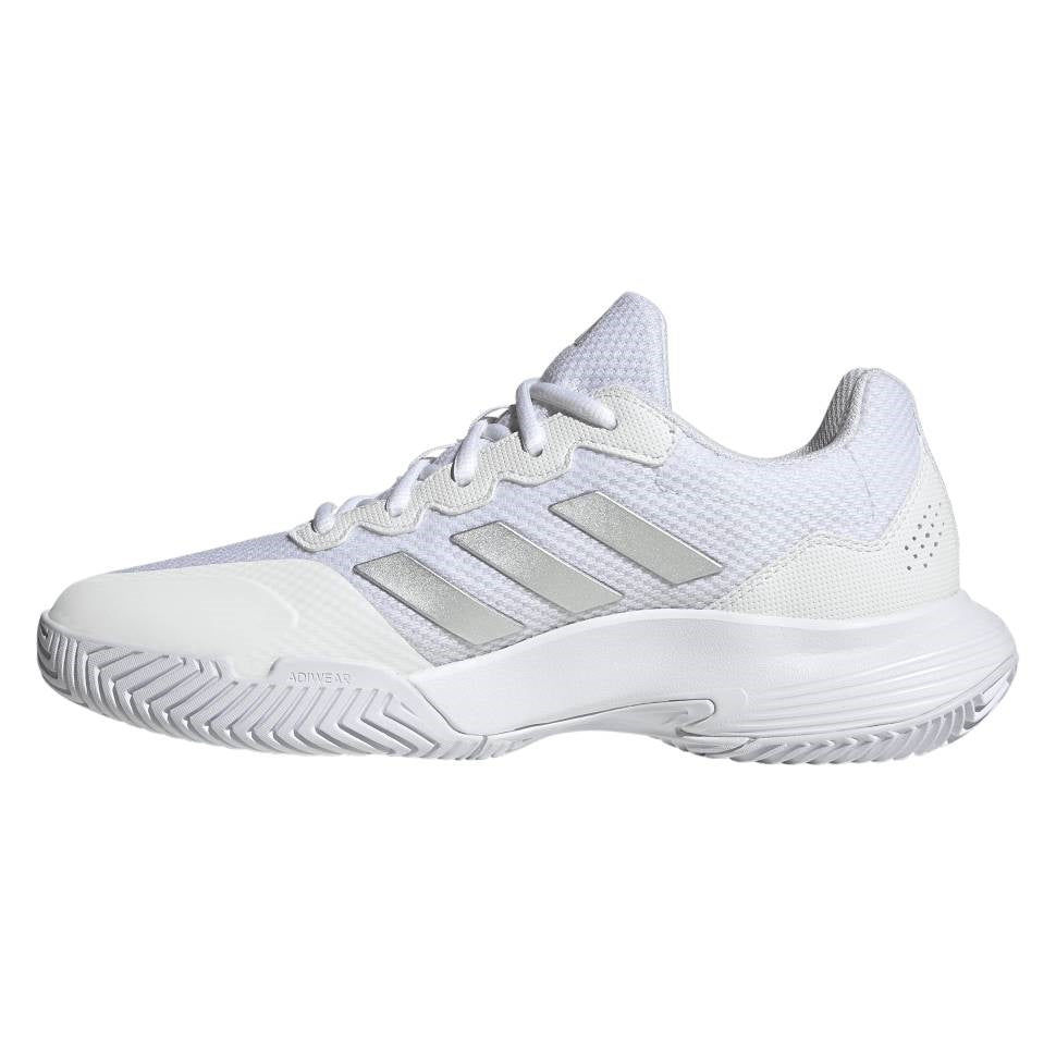 adidas GameCourt 2 Women's Tennis Shoe (White) - RacquetGuys.ca