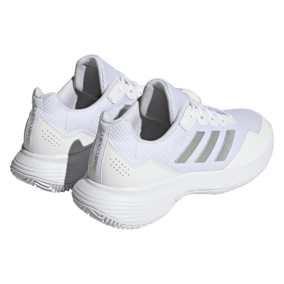 adidas GameCourt 2 Women's Tennis Shoe (White) - RacquetGuys.ca