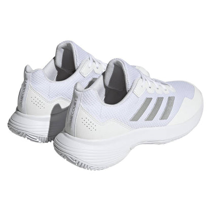 adidas GameCourt 2 Women's Tennis Shoe (White) - RacquetGuys.ca
