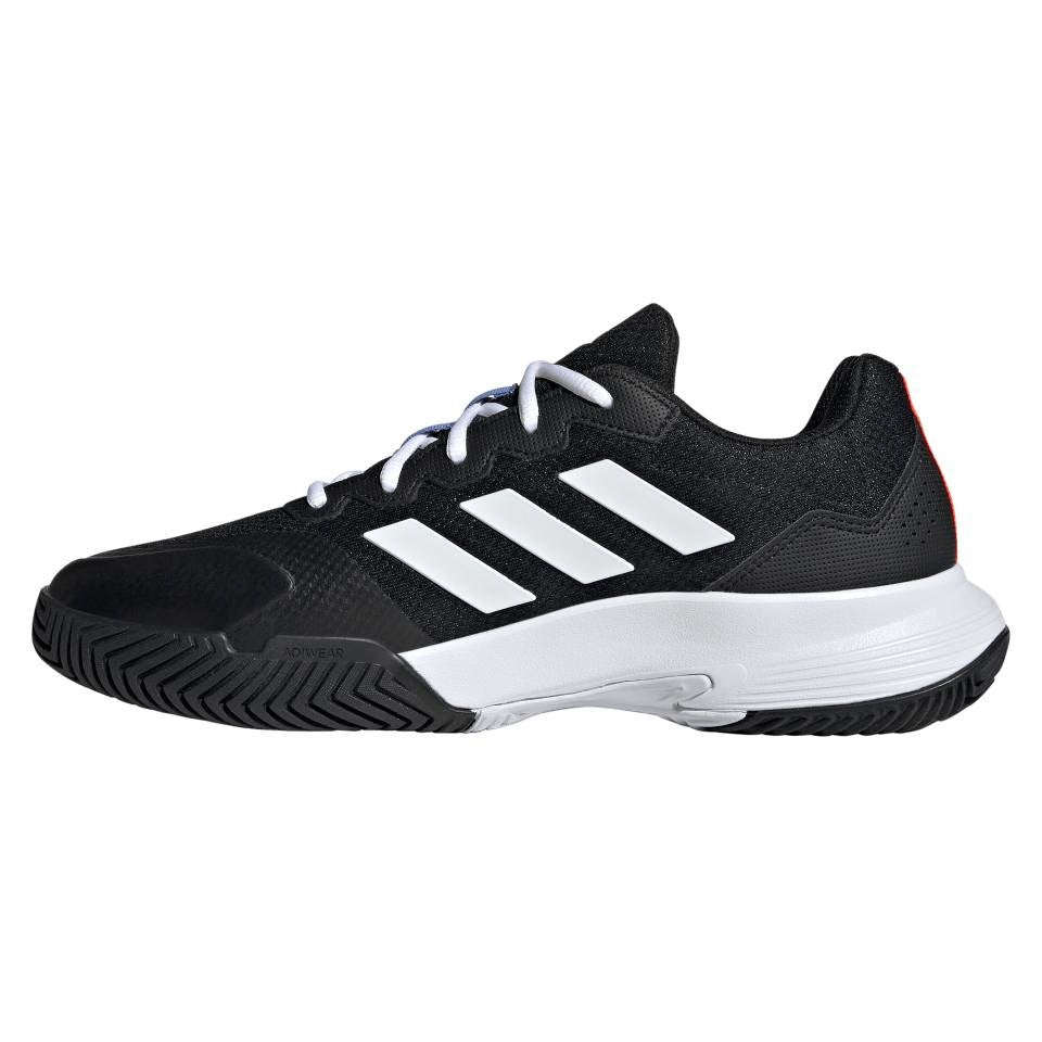 adidas GameCourt 2 Men's Tennis Shoe (Black/White) - RacquetGuys.ca