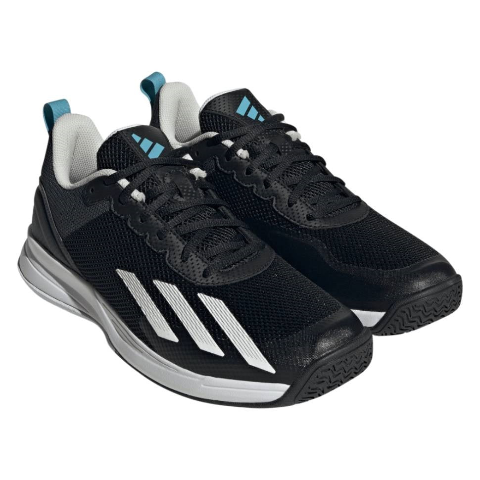 adidas Courtflash Speed Men's Tennis Shoe (Black/White) - RacquetGuys.ca