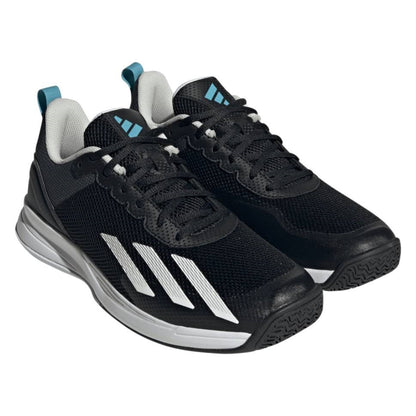 adidas Courtflash Speed Men's Tennis Shoe (Black/White) - RacquetGuys.ca