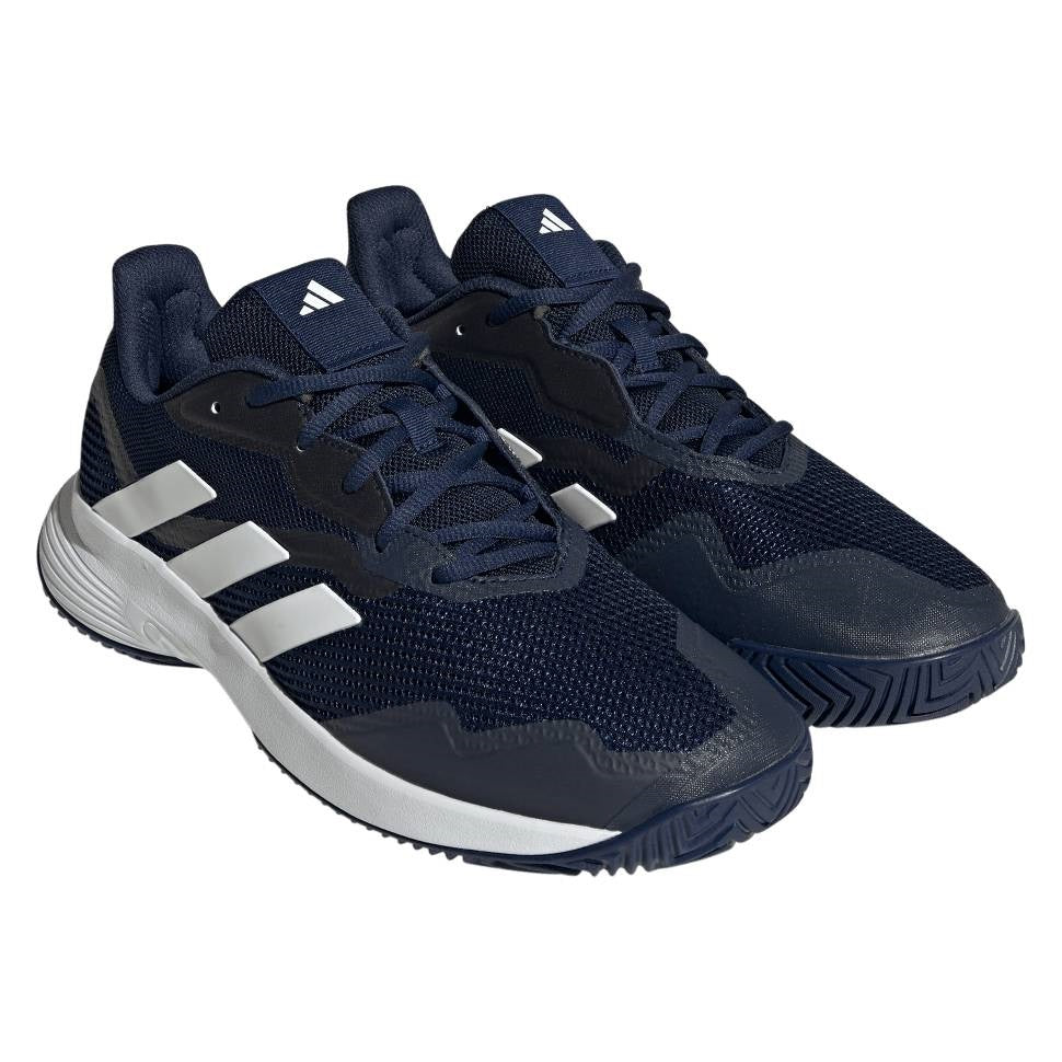 adidas CourtJam Control Men's Tennis Shoe (Navy/White) - RacquetGuys.ca