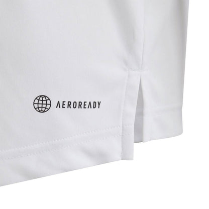 adidas Boy's 3 Stripe Club Polo (White) - RacquetGuys.ca