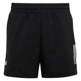 adidas Boys' 3 Stripe Club Shorts (Black)