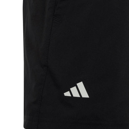 adidas Boy's 3 Stripe Club Shorts (Black) - RacquetGuys.ca