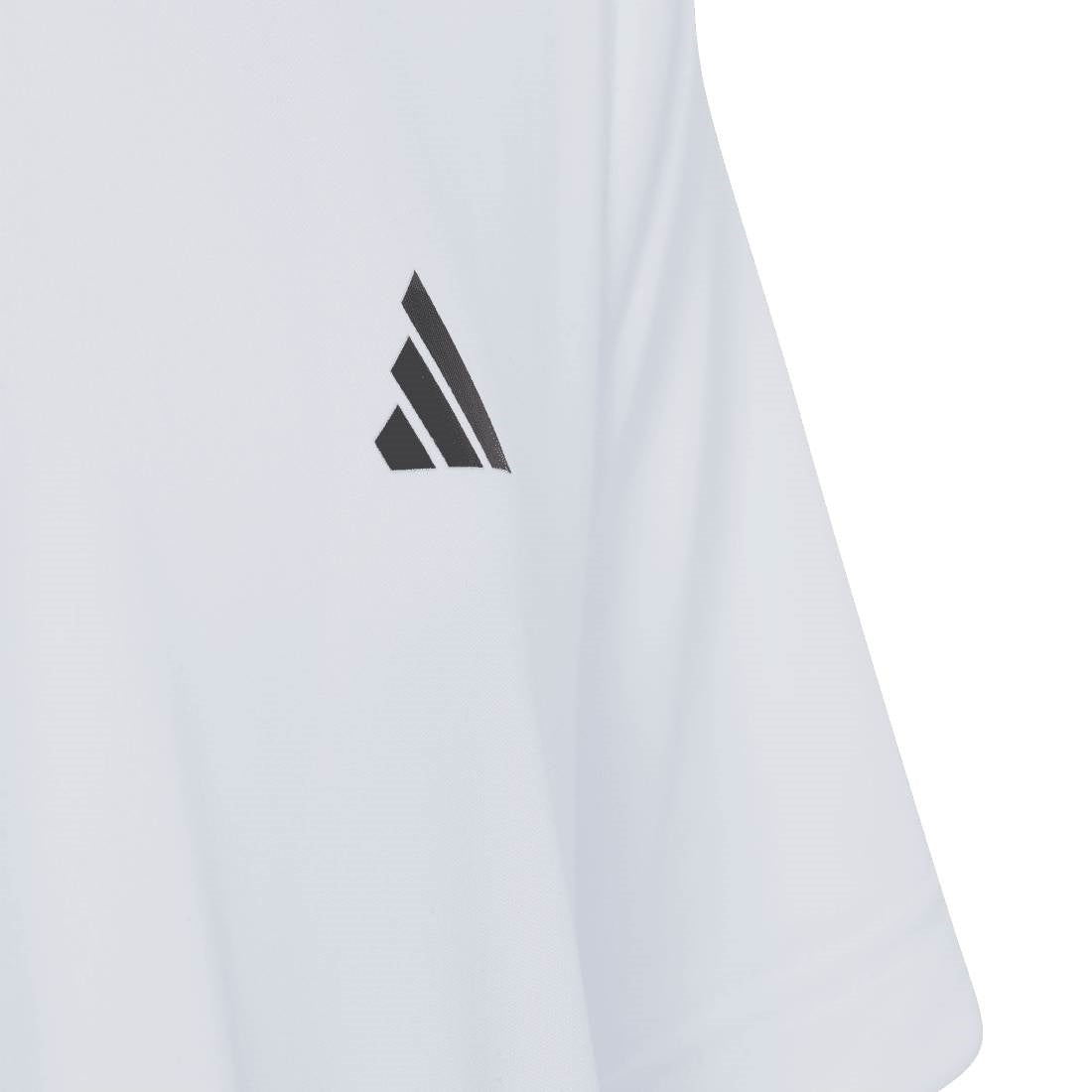 adidas Boy's 3 Stripe Club Top (White) - RacquetGuys.ca