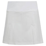 adidas Girls' Club Pleated Skirt (White)