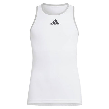 adidas Girl's Club Tank Top (White) - RacquetGuys.ca